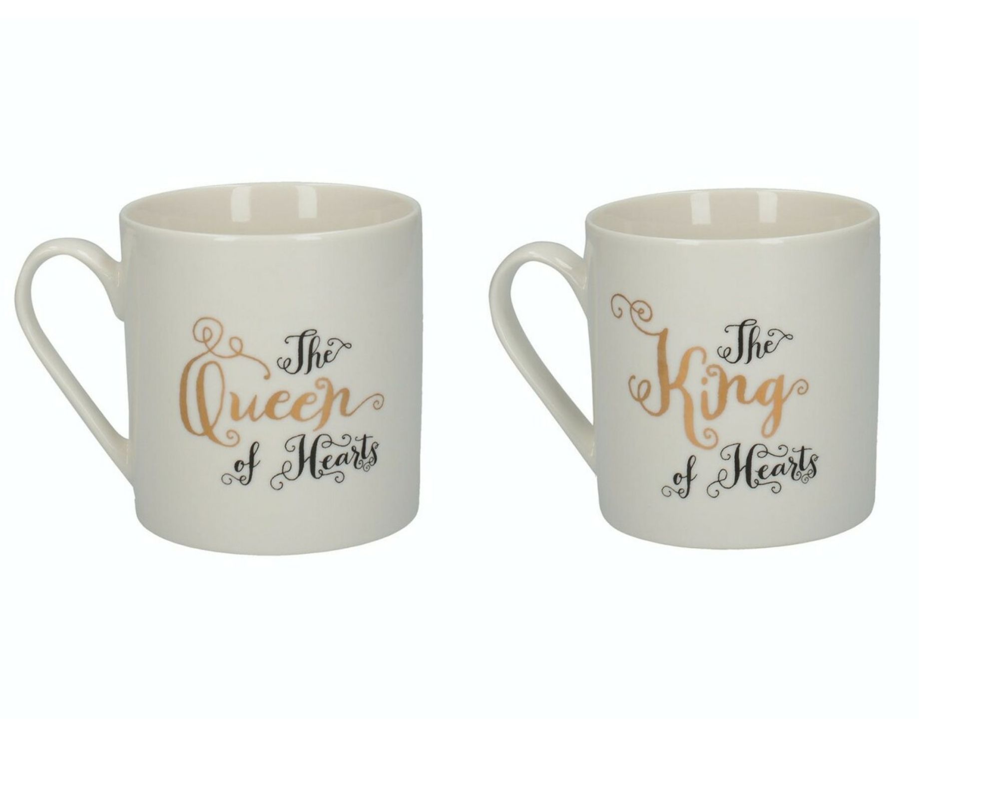 Alice in Wonderland Juego de Mugs el Rey y la Reina - Imagen 2