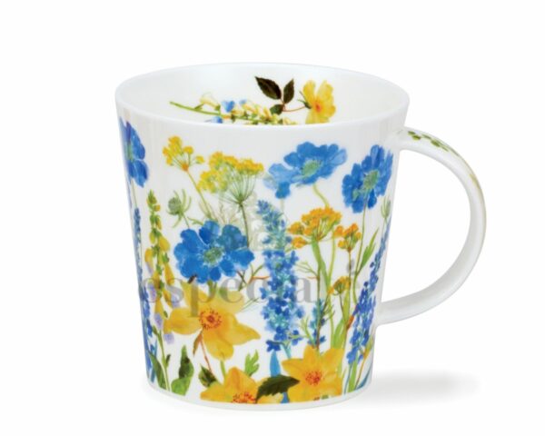 Taza Cottage Border Blue