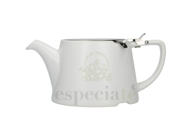 Tetera Satinada Blanca