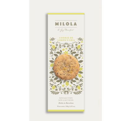Galletas Sin Gluten Limón y Chía