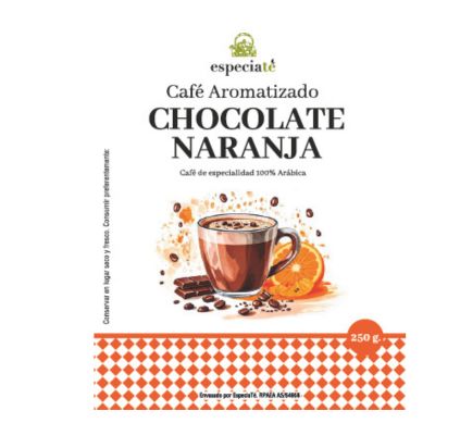 Café Aromatizado con Chocolate y Naranja