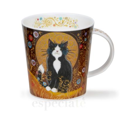 Taza Celestial Cats B&W